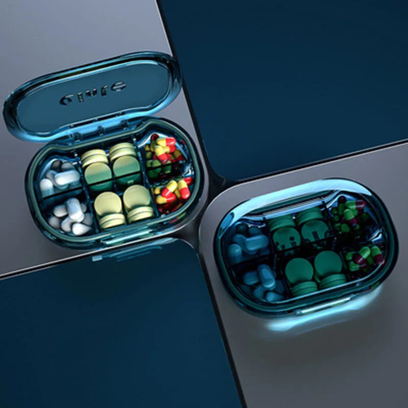 Folding Pill Case Medicine Drug Pills organizer storage Boxs Portable pharmacy Capsule Tablet Container Empty pillbox Cases
