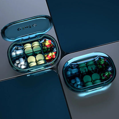 Folding Pill Case Medicine Drug Pills organizer storage Boxs Portable pharmacy Capsule Tablet Container Empty pillbox Cases