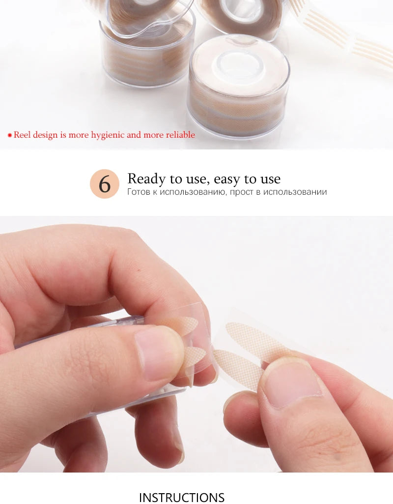 Cheap 600Pcs/box Invisible Eyelid Sticker Lace Eye Lift Strips Double Eyelid Tape Adhesive Stickers Eye Tape Tools L/S Style