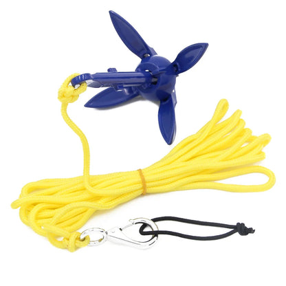 Foldable Aluminum Anchor Kit with Rope for Canoe Kayak Small Boat F-Best