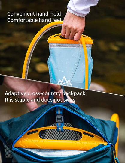 AONIJIE Soft Flask Water Bottle Folding Collapsible Water Bags TPU Free For Running Hydration Pack Waist Bags SD09/10 250/500ml