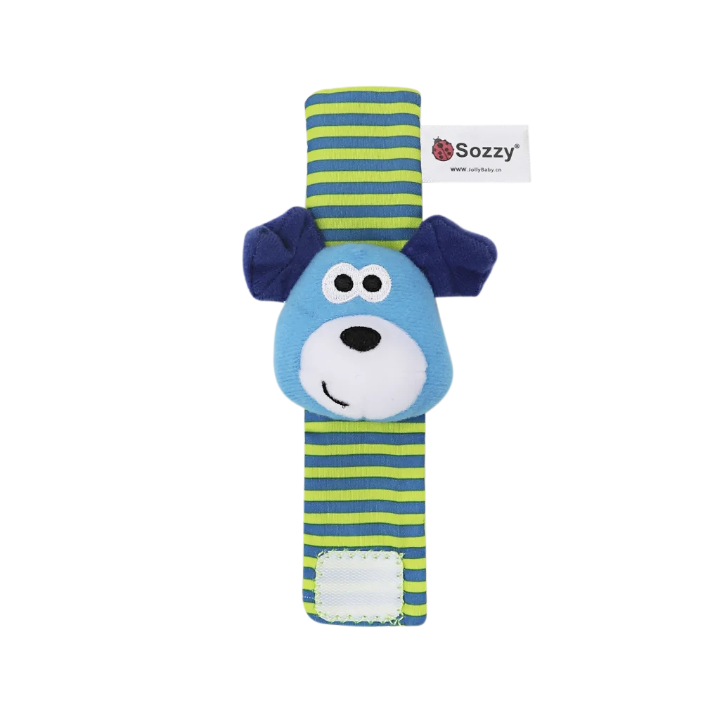 1PairBaby Toys 0-6-12 Months Cute Stuffed Animals Baby Rattle Socks Wrist Baby Rattles Newborn Toys Make Sounds Games For Babies