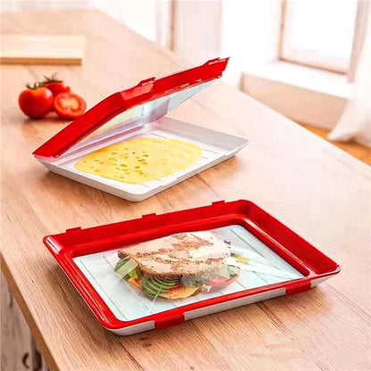 Creative Food Fresh-keeping Tray Food Vacuum Fresh-keeping Clapboard Refrigerator Food Storage