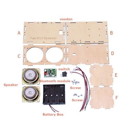 Electronic Sound Amplifier DIY Bluetooth Speaker Box Science School Projects Experiment Kits Science Toys For Children Education
