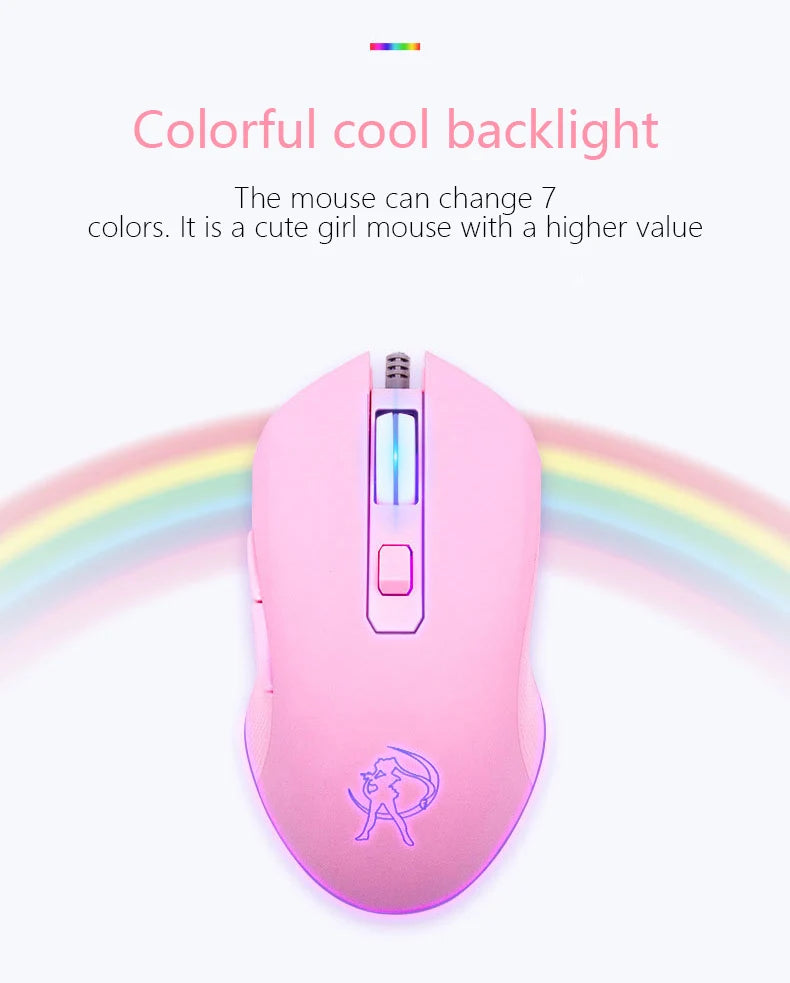 New 2022 Silent Wired Computer Mouse LED Backlight Ergonomic PC Notebook Computer Mouse Variety Optional Computer Accessories