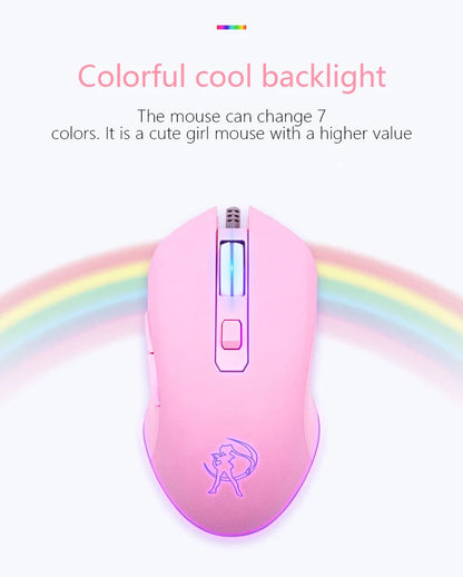 New 2022 Silent Wired Computer Mouse LED Backlight Ergonomic PC Notebook Computer Mouse Variety Optional Computer Accessories