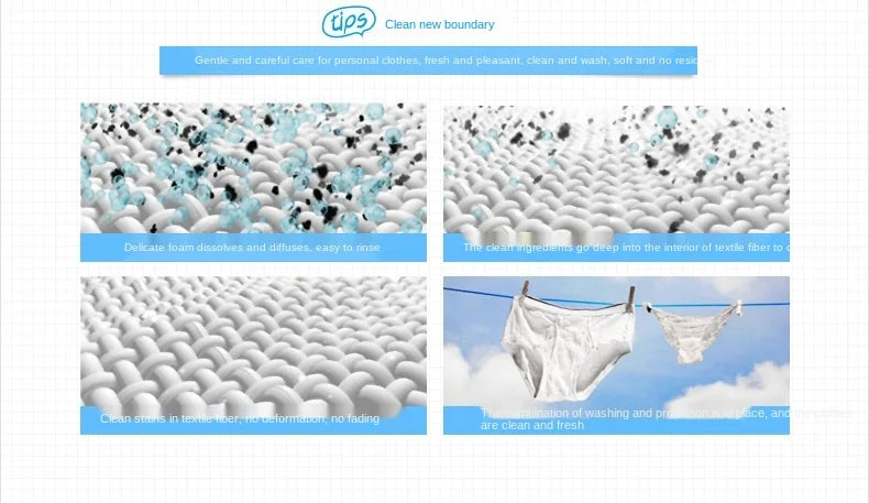 40-120Pcs Efficient Detergent New Fragrance Formula Strong Deep Cleaning Detergent Easy Dissolve Laundry Soap Tablets