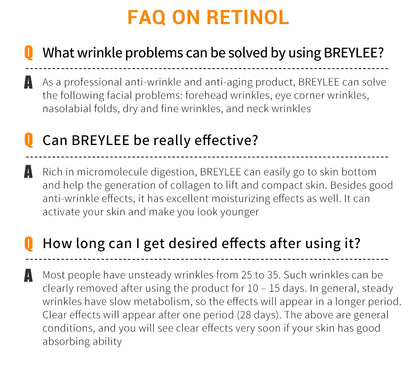 3PCS BREYLEE Retinol  Serum 17ML