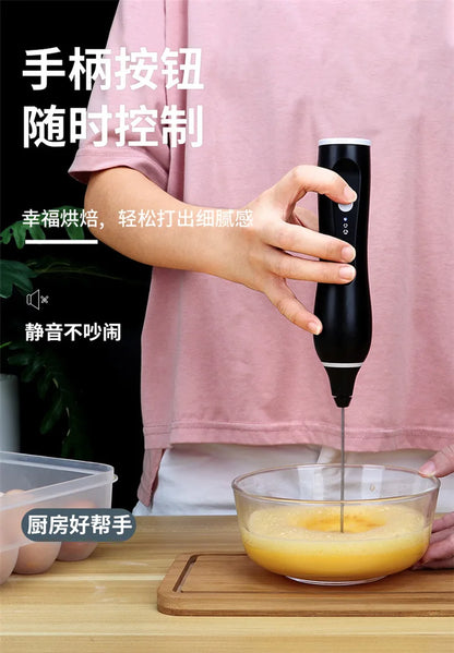 New hand-held electric egg beater milk beater automatic coffee blender milk bubbler electric blender whisk  kitchen tools