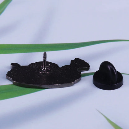 Vegan Enamel Pin Hamburger Broccoli Carrot Pussy Vegetarian Vegetables Badge Cartoon Brooch