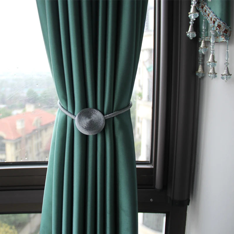1pc Magnetic Curtain Buckle Holder Tieback Window Accessories Curtain Decorative Curtain Tiebacks