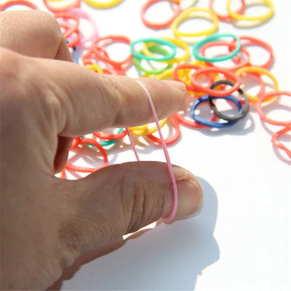100pcs Pet Dog Grooming Rubber Band Pet Accessories Colorful Pet Supplies Elastic Pet Hair Product Hairpin Hair Accessory