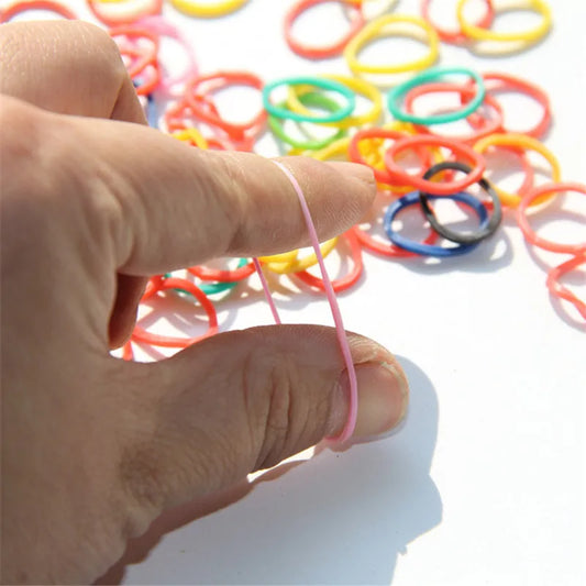 100pcs Pet Dog Grooming Rubber Band Pet Accessories Colorful Pet Supplies Elastic Pet Hair Product Hairpin Hair Accessory