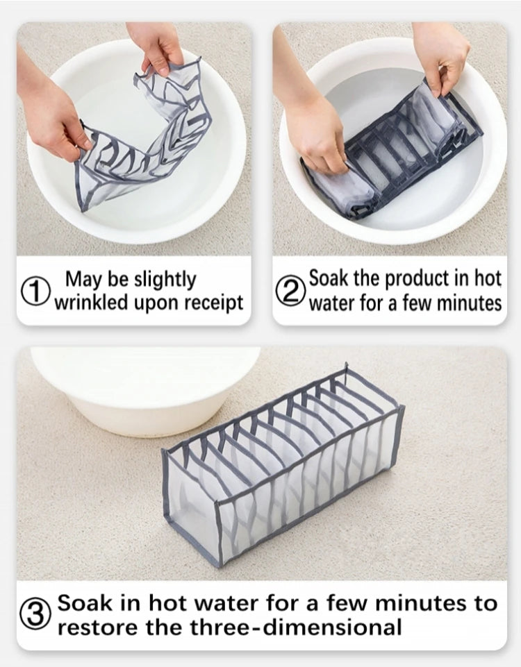 clothes organize home storage wardrobe socks shelf divider clothing closet organization drawer underwear organizador de ropa