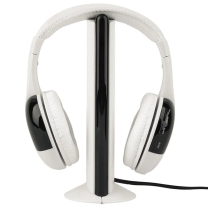 5-in-1 Wireless Headset TV Headset Computer Game RF Wireless Headset  Wireless Headset Stereo Headphone for IPod MP3 FM TV PC