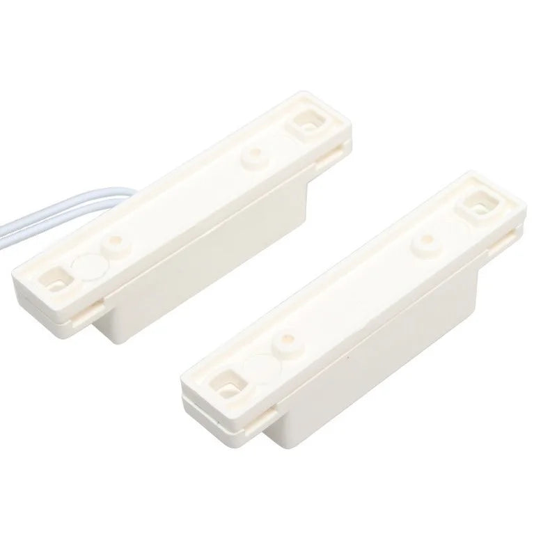 Alarm Door Sensor Switch Wired Door Sensor Anti-theft Alarm Normally Open Normally Closed Suitable for Wooden Doors and Windows