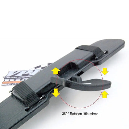 2 In 1 Rotatable Car Mirrors Double Rearview Mirror Child View Infant Kids Interior Universal Wide Angle Safety Mirror Accessory