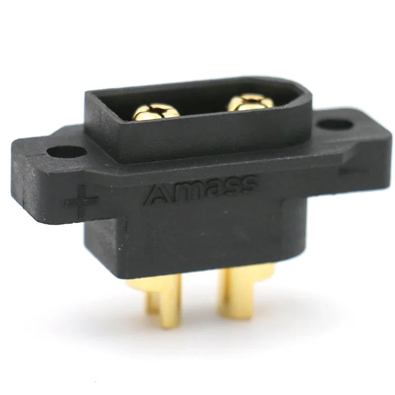 1 / 2 / 5 / 10 / 20 PCS Amass  XT60EW-M Mountable XT60E Male Plug Connector for RC Drone Aircraft FPV Racing Drone