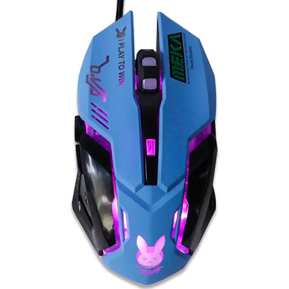 New 2022 Silent Wired Computer Mouse LED Backlight Ergonomic PC Notebook Computer Mouse Variety Optional Computer Accessories