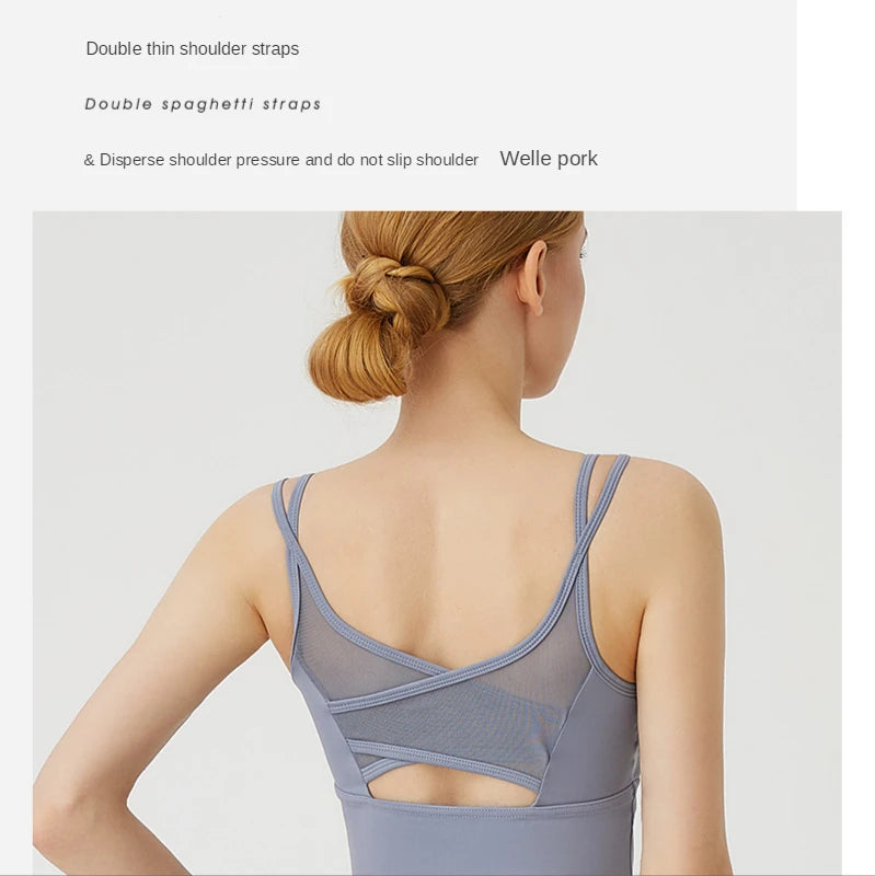 Sports Bra for Women Gym Shockproof Mesh Sports Quick-drying Bra Running Fitness Yoga Women Training Sports Underwear