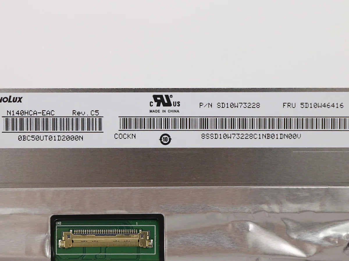 14.0 inch Laptop LCD Screen N140HCA-EAC C2 C4 C5 C6 For Lenovo ThinkPad L14 L14 Gen 2 T14 P14s Gen 1 T490 T495 P43s 30pin eDP