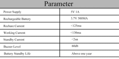 For WIFI Liquid Leak Sensor Smart APP Alexa Push Alarm Alerts wireless Water Level Detector Leakage