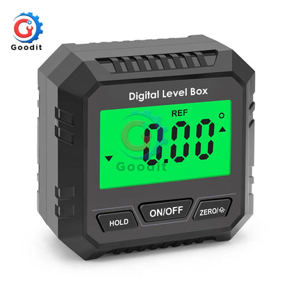 Angle Protractor Universal Magnet Ruler 90° 180° Digital Inclinometer Level Meter Goniometer Angle Bevel Tester Measuring Tools