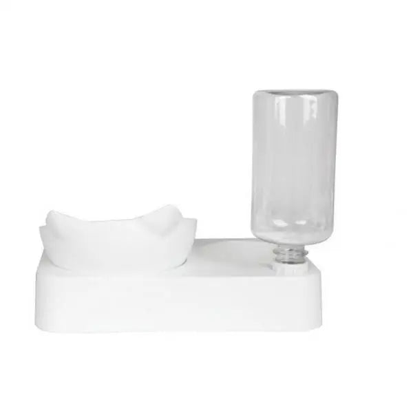 Automatic Feeder Pet Supplies with Double Bowl (Food and Water Dispenser) Raised Stand Dish Bowls for Dog and Cat