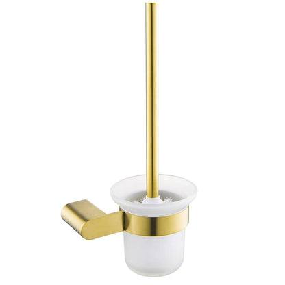 Black Stainless Steel Square Wall-mounted Bathroom Accessories Toilet Brush