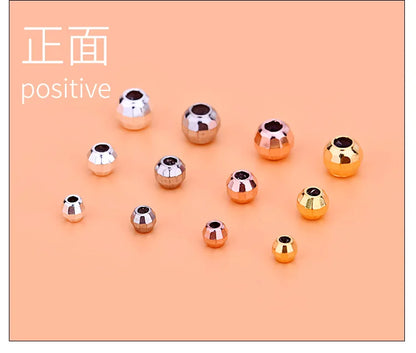 5pcsracelet DIY loose beads Thai silver laser beads silica gel beads 925 silver accessories accessories accessories accessories