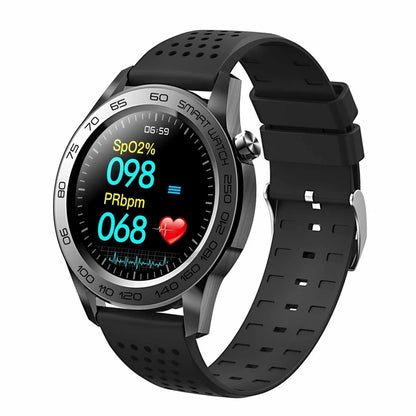 LIGE GPS Sport Track Recording Men Steel Band Smart Watch Body Temperature Activity Sport Fitness SmartWatches  Men Waterproof