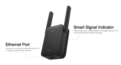 New Global Version Xiaomi Mi WiFi Range Extender AC1200 2.4GHz And 5GHz Band 1200Mbps Ethernet Port Amplifier WiFi Signal Router