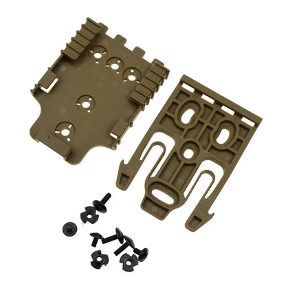 Gun Hoster Accessories Mid-Ride Belt Loop Adapter Loop Mid-Ride Drop Low-Ride Universal Belt Loop Quicck Locking Kit