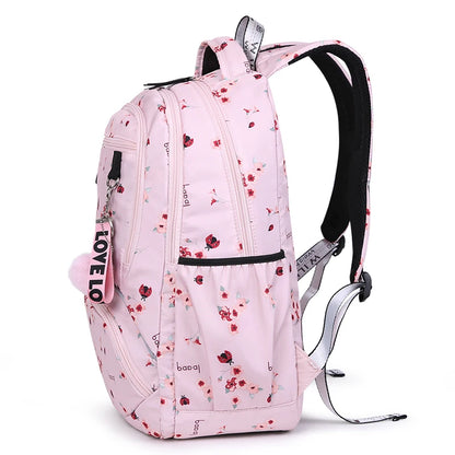 Large schoolbag cute Student School Backpack Printed Waterproof bagpack primary school book bags for teenage girls kids mochila