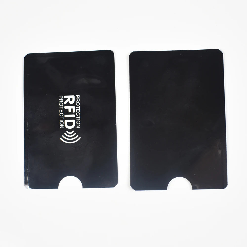 10Pcs/Lot Rfid NFC Blocking Anti Scan ID Case Protection Credit Bank Card Holder Aluminium