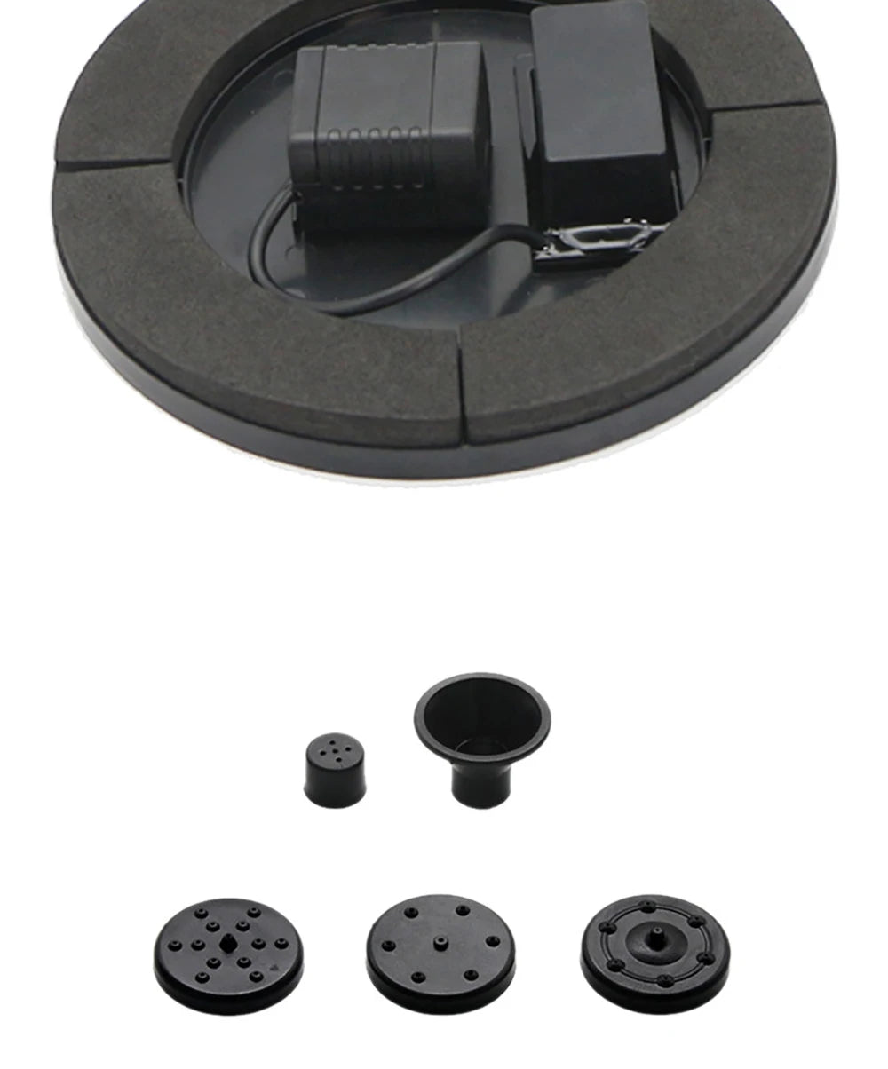 Waterfall Fountain Mini Solar Water Fountain Pool Pond Garden Decoration Outdoor Bird Bath Solar Powered Fountain Floating Water