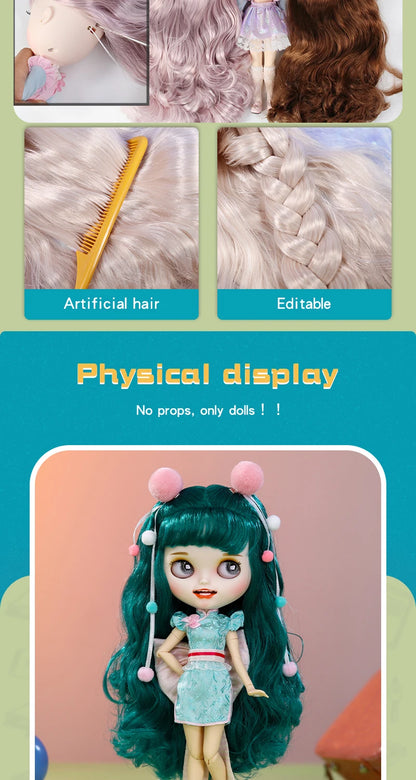 ICY DBS Blyth Doll Combination Including Clothes Shoes Hand Set AB Cosplay Dressing 1/6 BJD