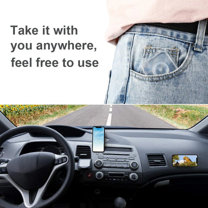 Nano Gel Pad Magic Stickers Washable Multi-Functional Sticker Universal Sticky Car Phone Holder Mini Gel Paste for Wall Desk