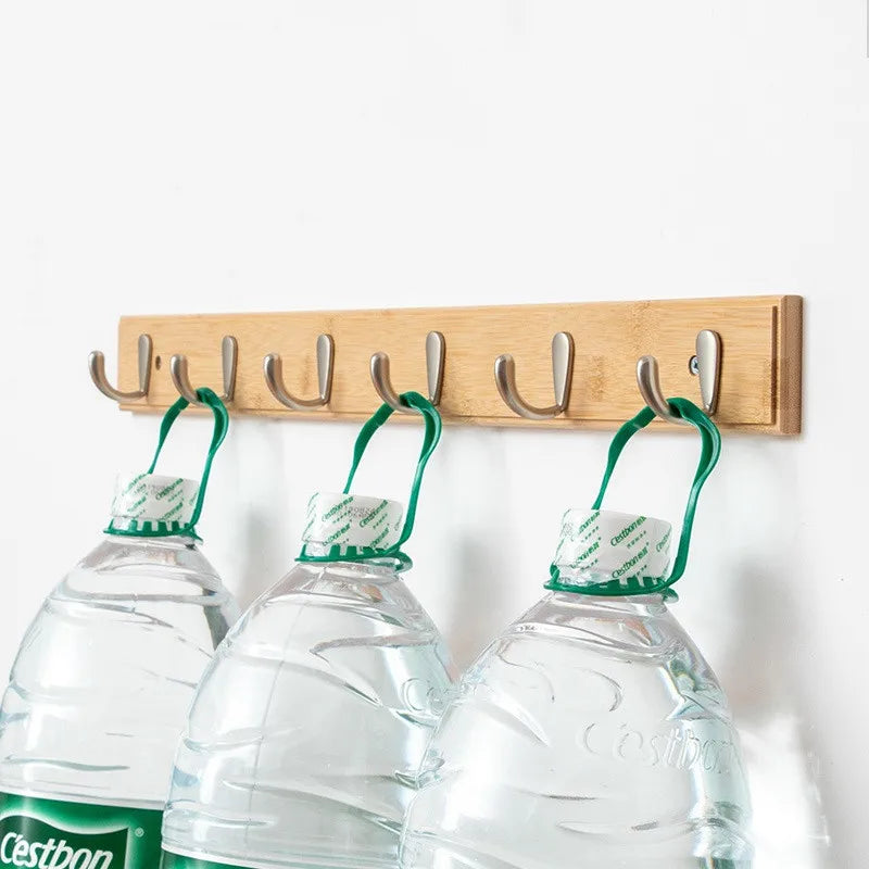 3/4/ Wooden Wall Hooks Wall Clothes Hooks Door Hooks Home Decor Hanger Hooks Kitchen Bathroom hooks