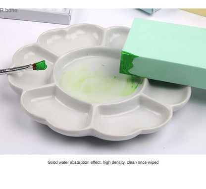 3 pcs Art supplies gouache watercolor sponge absorbent sponge brush Strong water absorption pigment sponge Mixed color send