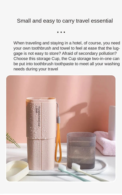 Travel Portable Toothbrush Toothpaste Holder Storage Case Box Organizer Household Storage Cup Outdoor Holder Bathroom Accessorie