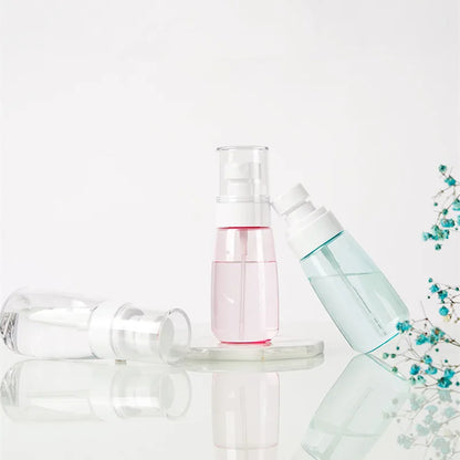 30ml 60ml 100ml UPG Fine Mist Spray Bottle Plastic Bottl Lotion Pump Travel Perfume Water Bottles Refill