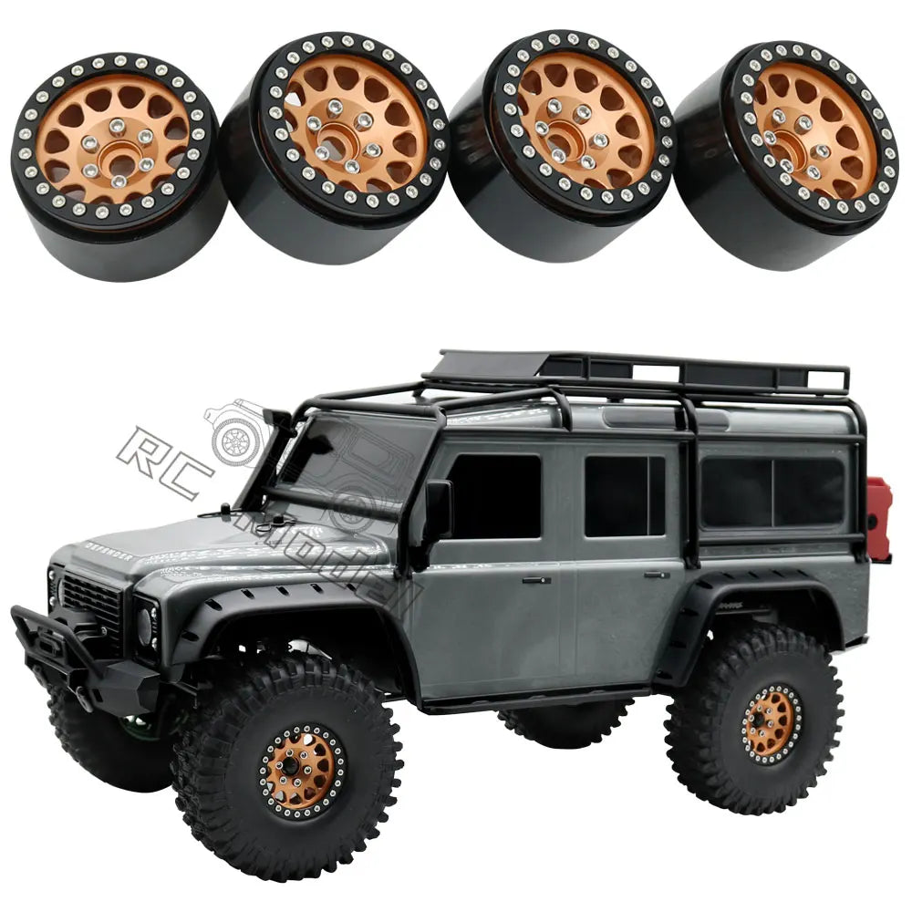 Metal 1.9 Beadlock Wheel Rim Hub for 1/10 Hsp Redcat Rc4wd WRAITH Tamiya Axial SCX10 D90 HPI RC Car Spare Part
