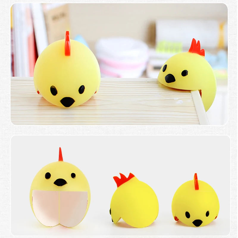 Cute Cartoon Baby Safety Furniture Corner Guards Soft Child Baby Safety Silicone Table Desk Corner Protector Edge Cover