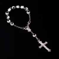 Religious Orthodox Church Cross Key Chain, Large Orthodox Church Cross Key Ring Jewelry Female Gifts