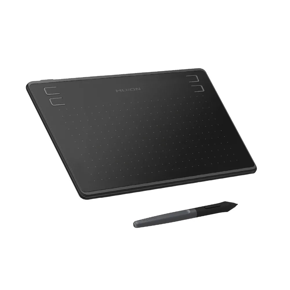 Huion HS64 6x4 Inch Graphics Tablet Ultrathin Drawing Tablet PW100 Battery-Free Pen Tablet Customized Press Keys Android Support