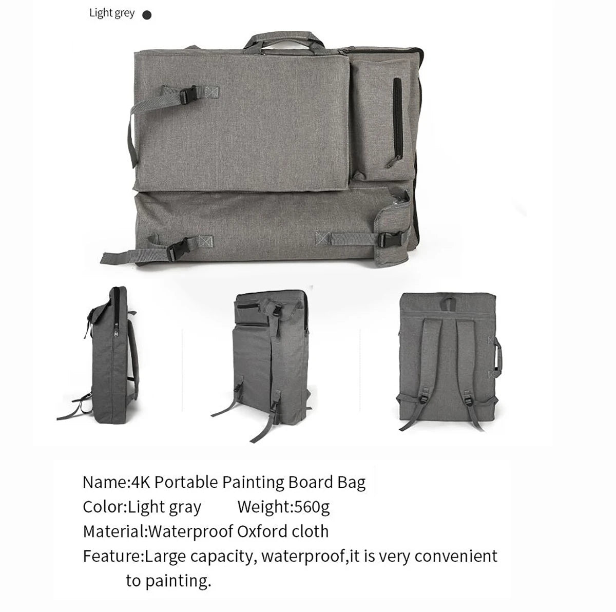 Large Art bag for drawing board painting set travel sketch bag for sketching tools Canvas painting art supplies for artist