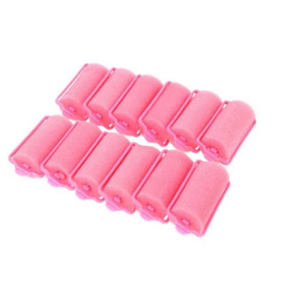 New Professional 12 Pcs Curler Hairdressing Tool Soft DIY Sponge Hair Styling Foam Hair Rollers Styling tool