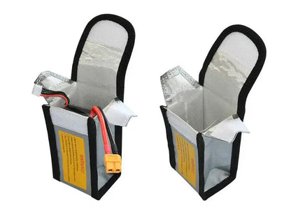 High Quality Fireproof & Waterproof Explosion-proof RC LiPo Battery Safety Bag Safe Guard Charge Sack 90*64*50MM