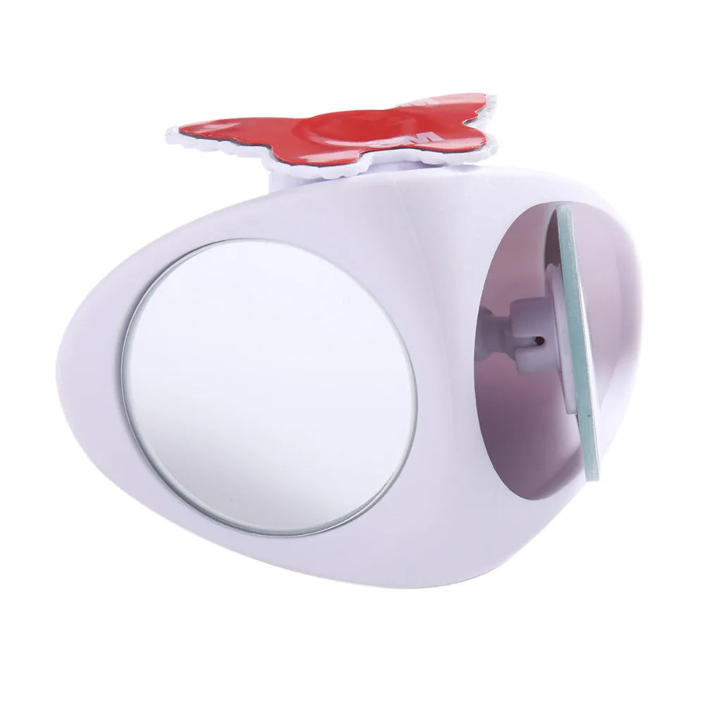 360 Degree Rotatable 2 Side Car Blind Spot Convex Mirror Automibile Exterior Rear View Parking Mirror Safety Accessories